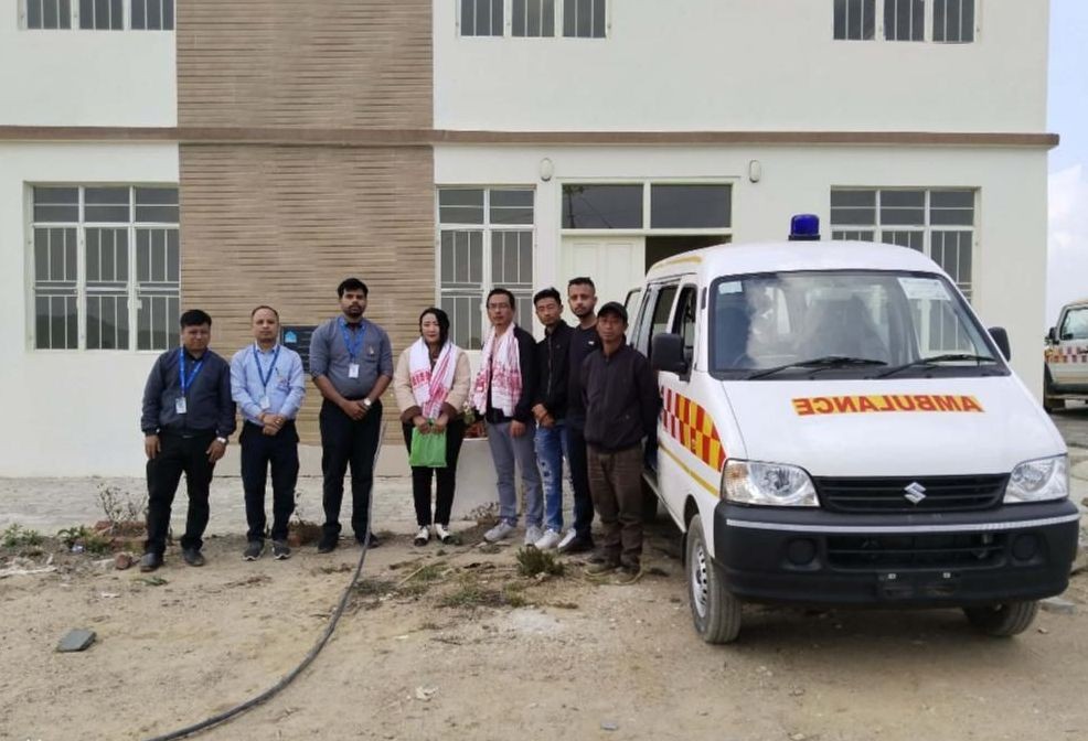 The new CHC in Seyochung sub-division, Kiphire district constructed by NBCC (India) Limited.